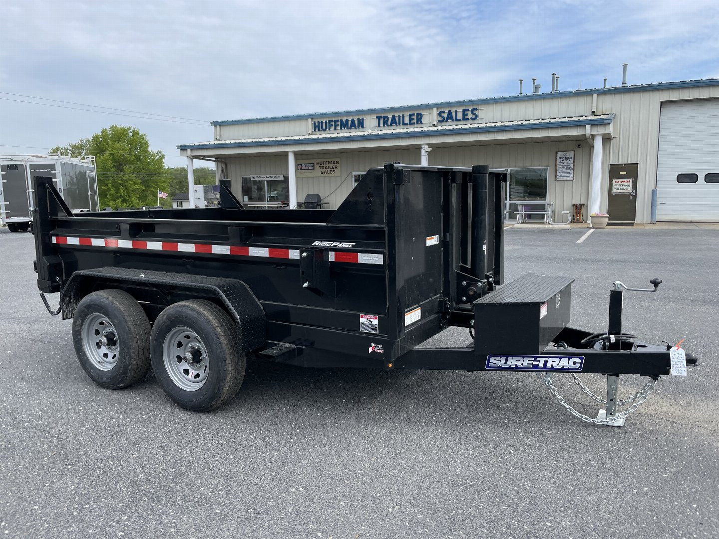 New 2025 Sure-Trac 6X10 Telescopic Dump Trailer