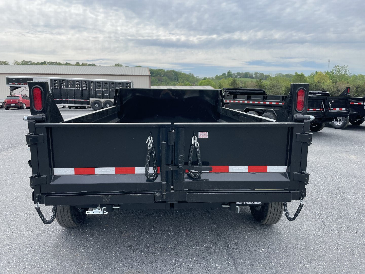 New 2025 Sure-Trac 6X10 Telescopic Dump Trailer