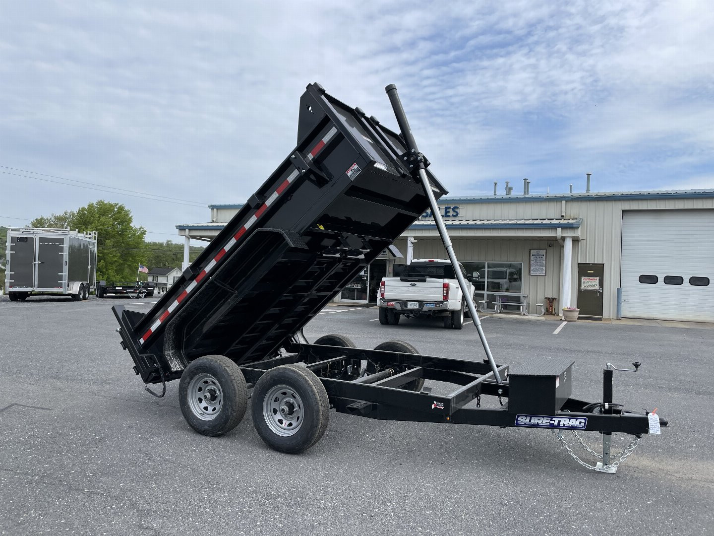 New 2025 Sure-Trac 6X10 Telescopic Dump Trailer