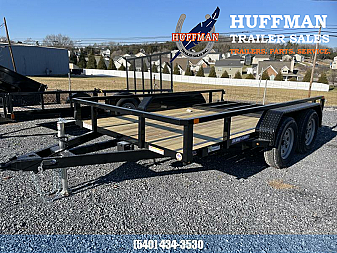 New 2026 Sure-Trac 7x14 Landscape Trailer