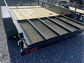 New 2026 Sure-Trac 7x14 Landscape Trailer