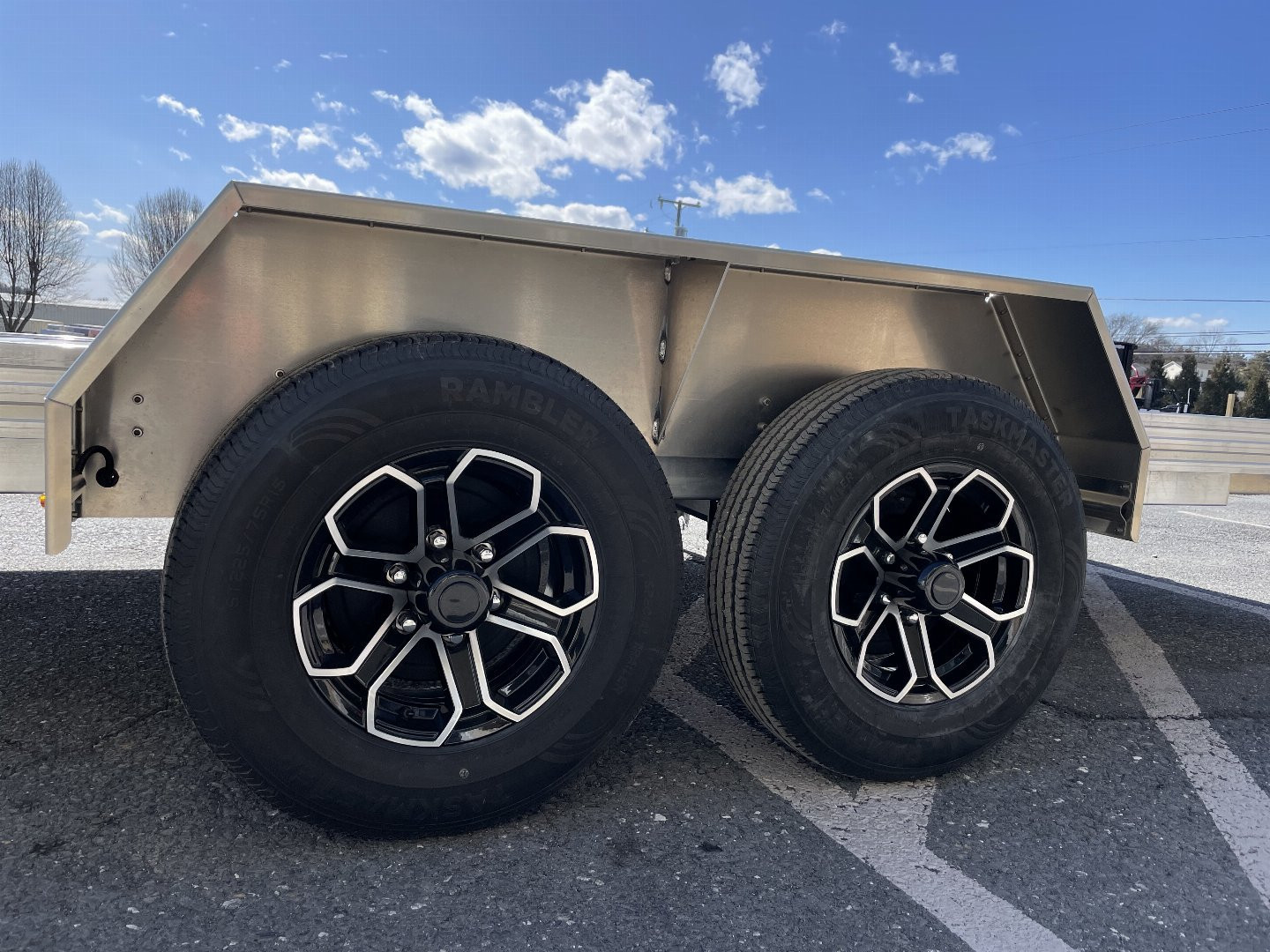 New 2025 Timpte 82"x18+2 Aluminum Car Trailer