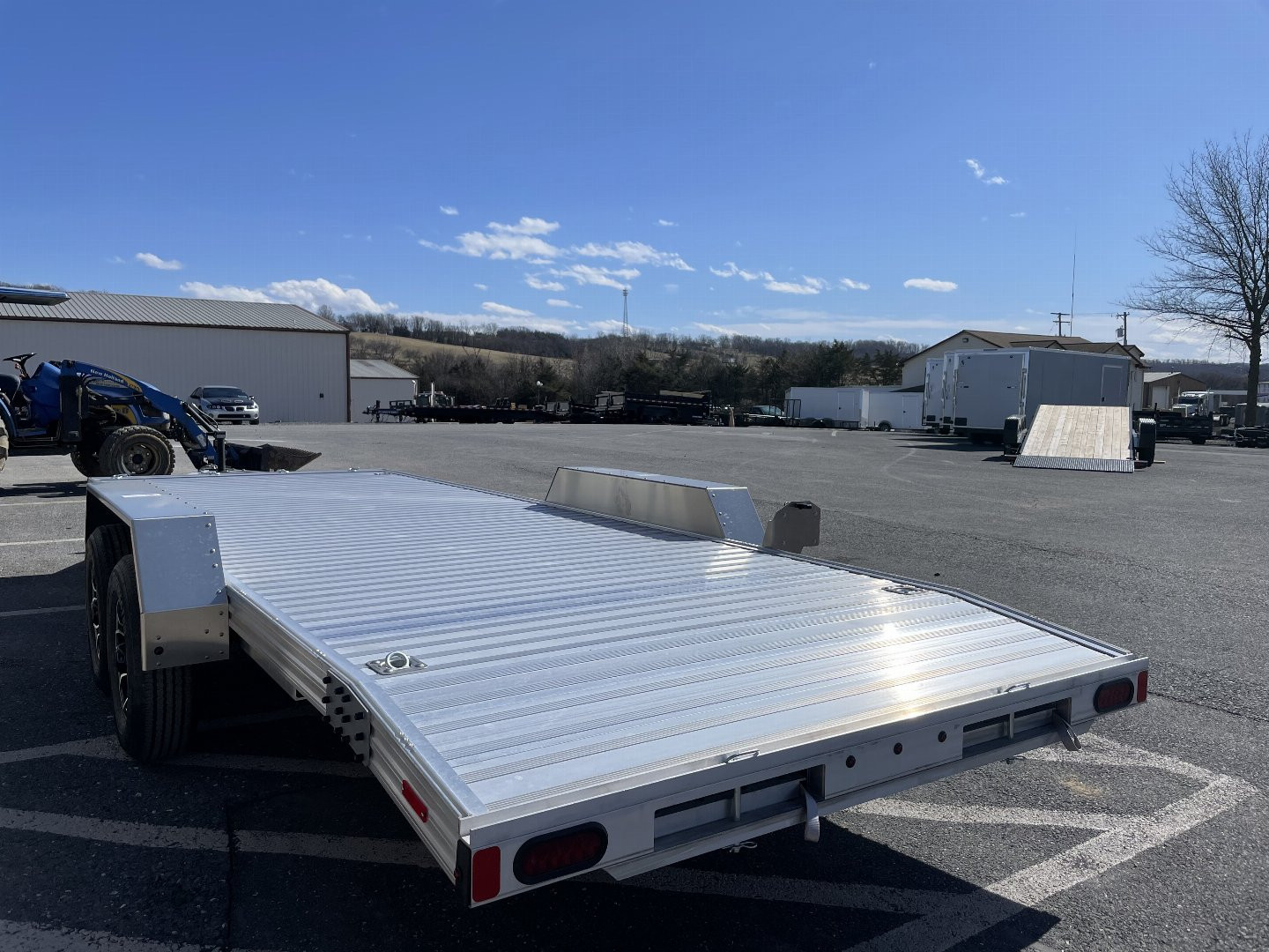 New 2025 Timpte 82"x18+2 Aluminum Car Trailer