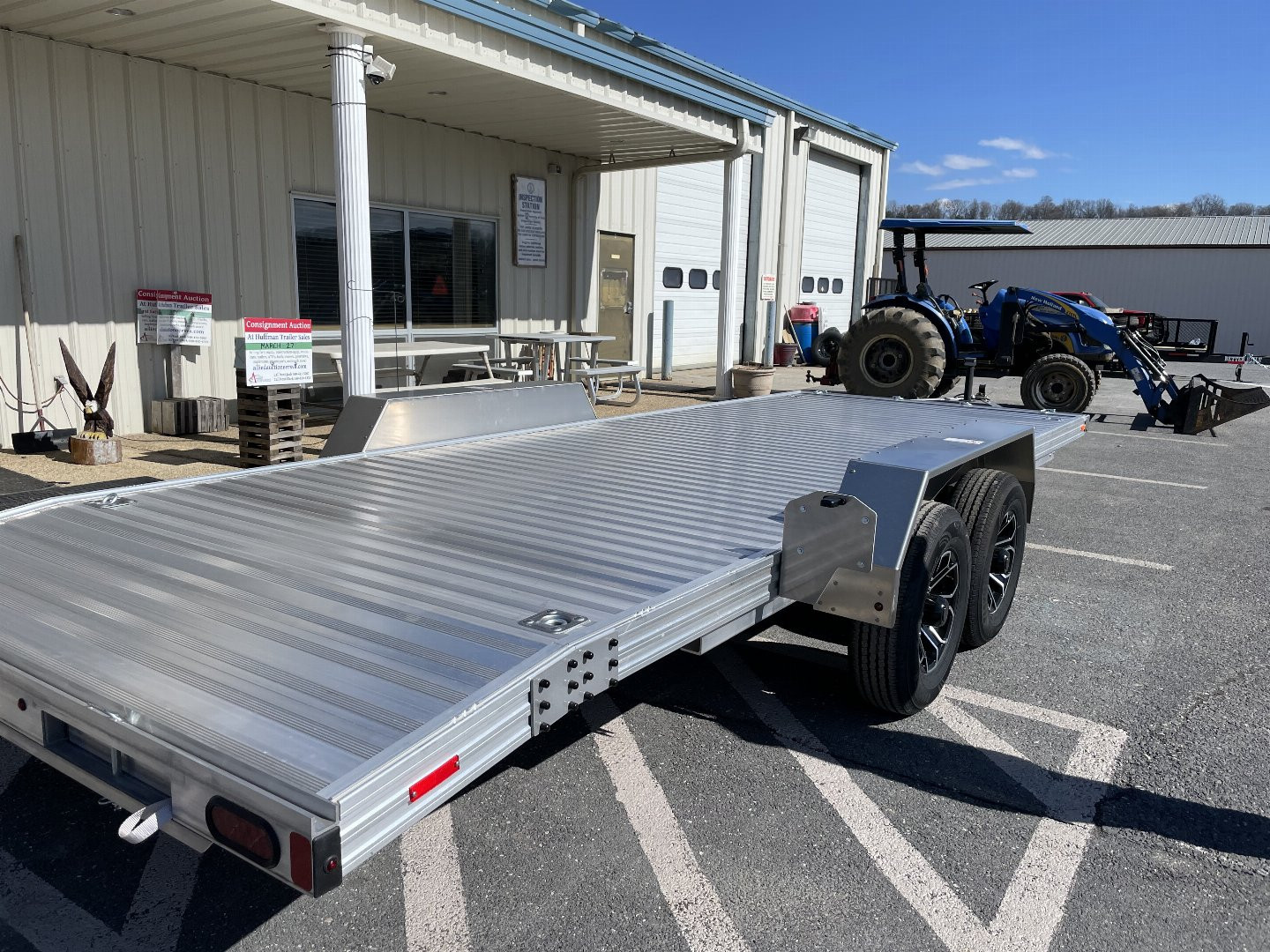 New 2025 Timpte 82"x18+2 Aluminum Car Trailer