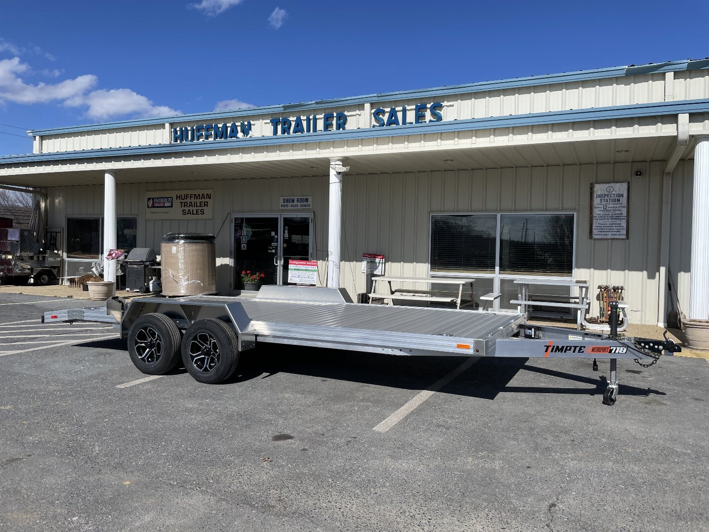 New 2025 Timpte 82"X16+2 Aluminum Car Hauler