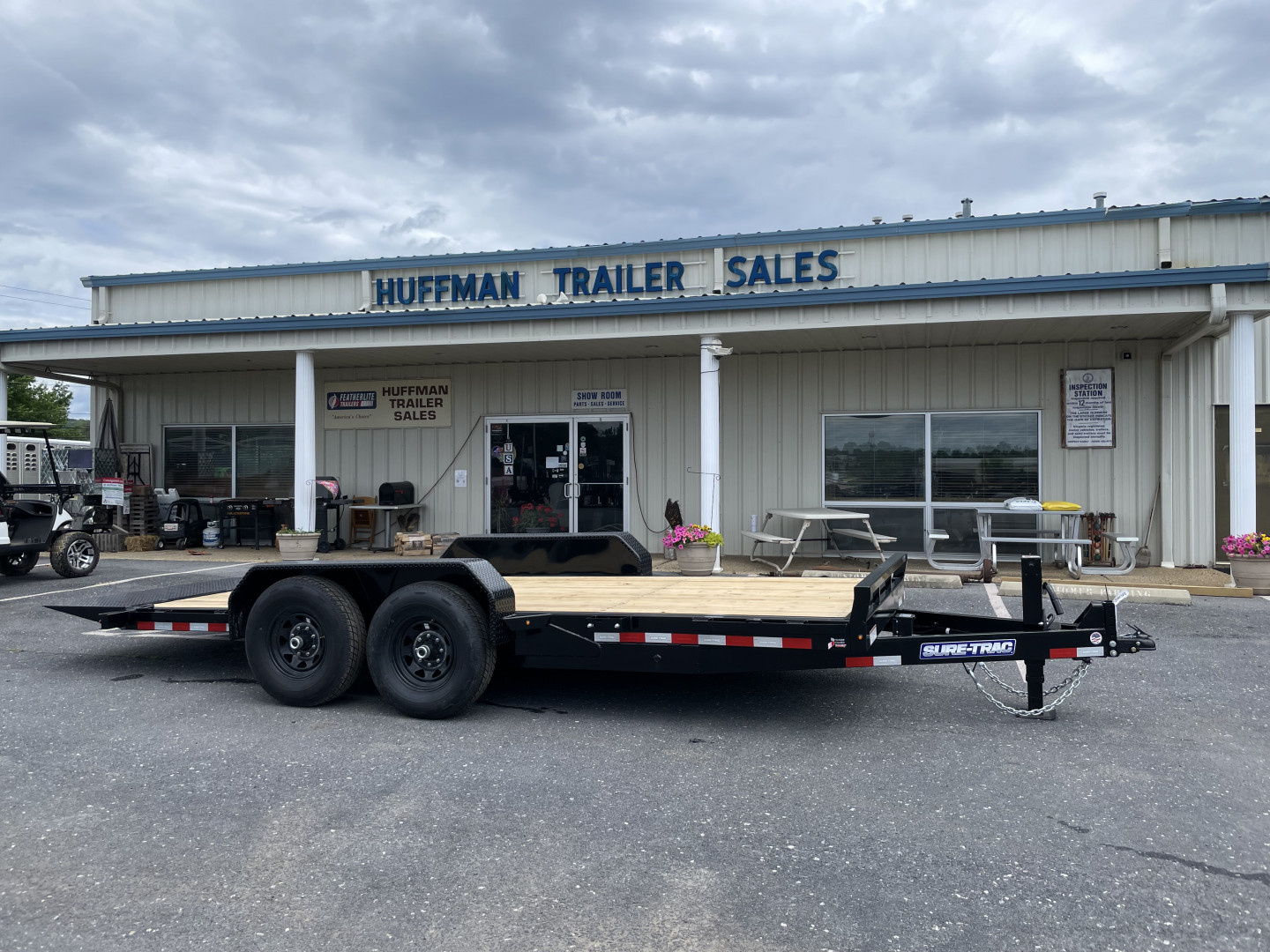 New 2026 Sure-Trac 82"X18' Tilt Bed Equipment Trailer