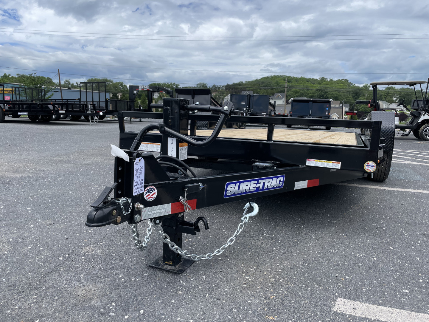 New 2026 Sure-Trac 82"X18' Tilt Bed Equipment Trailer