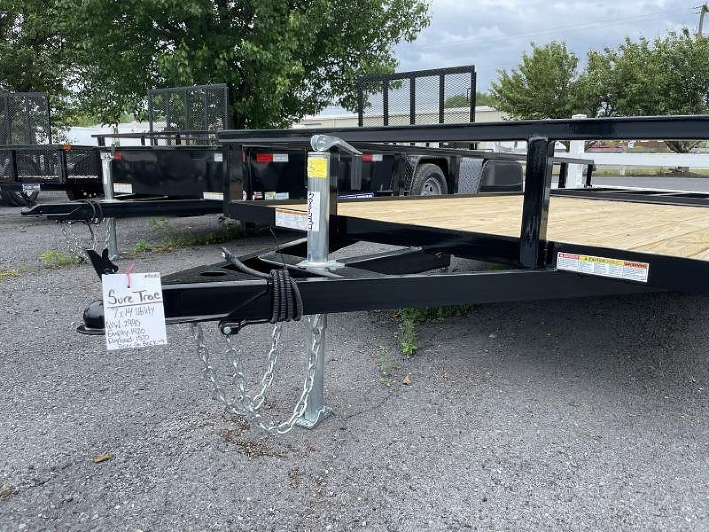 New 2025 SURE-TRAC 7X14 Utility Trailer