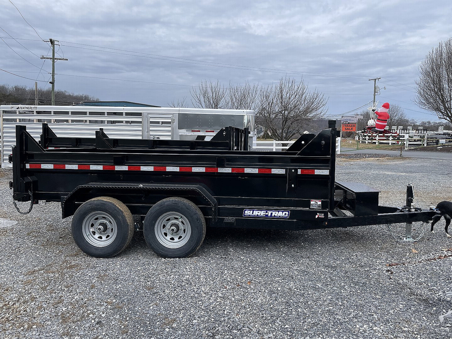 New 2026 Sure-Trac 6x12 Telescopic Dump Trailer