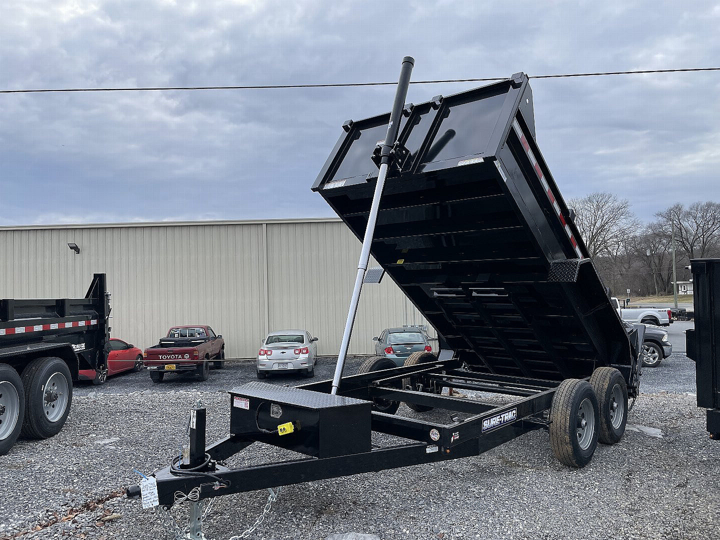New 2026 Sure-Trac 6x12 Telescopic Dump Trailer