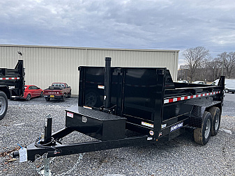 New 2025 SURE-TRAC 6x12 Telescopic Dump Trailer