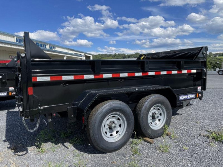 New 2026 Sure-Trac 7x12 Telescopic Dump Trailer