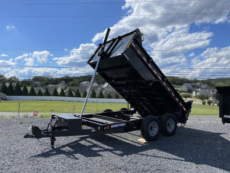 New 2026 Sure-Trac 7x12 Telescopic Dump Trailer