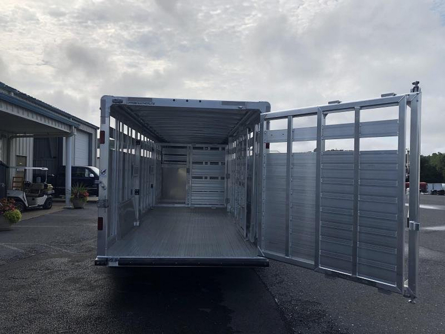 New 2026 Featherlite 7'x24'x6'6" Stock Trailer
