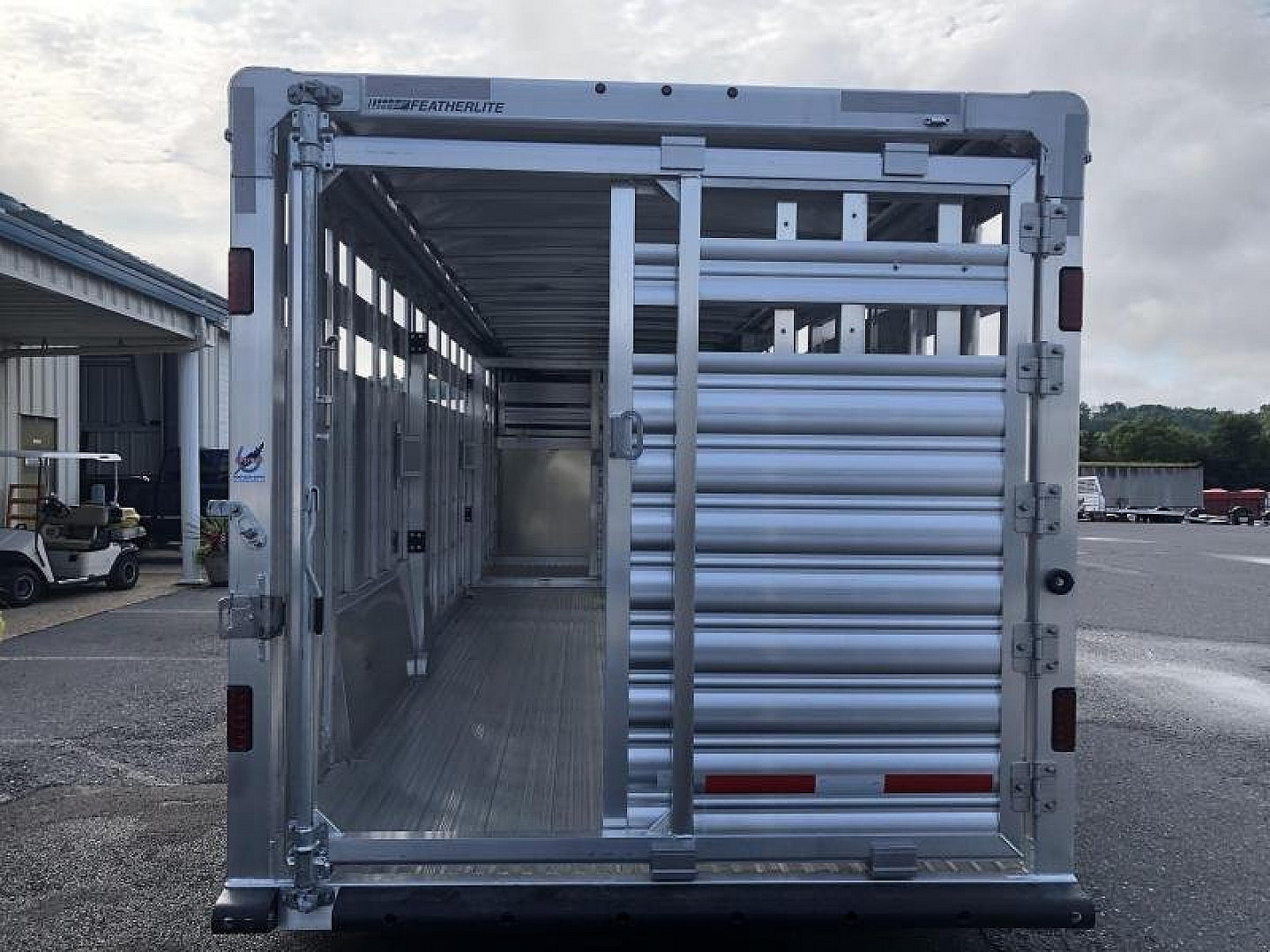New 2026 Featherlite 7'x24'x6'6" Stock Trailer