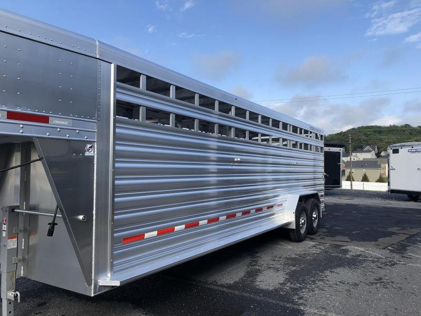 New 2026 Featherlite 7'x24'x6'6" Stock Trailer
