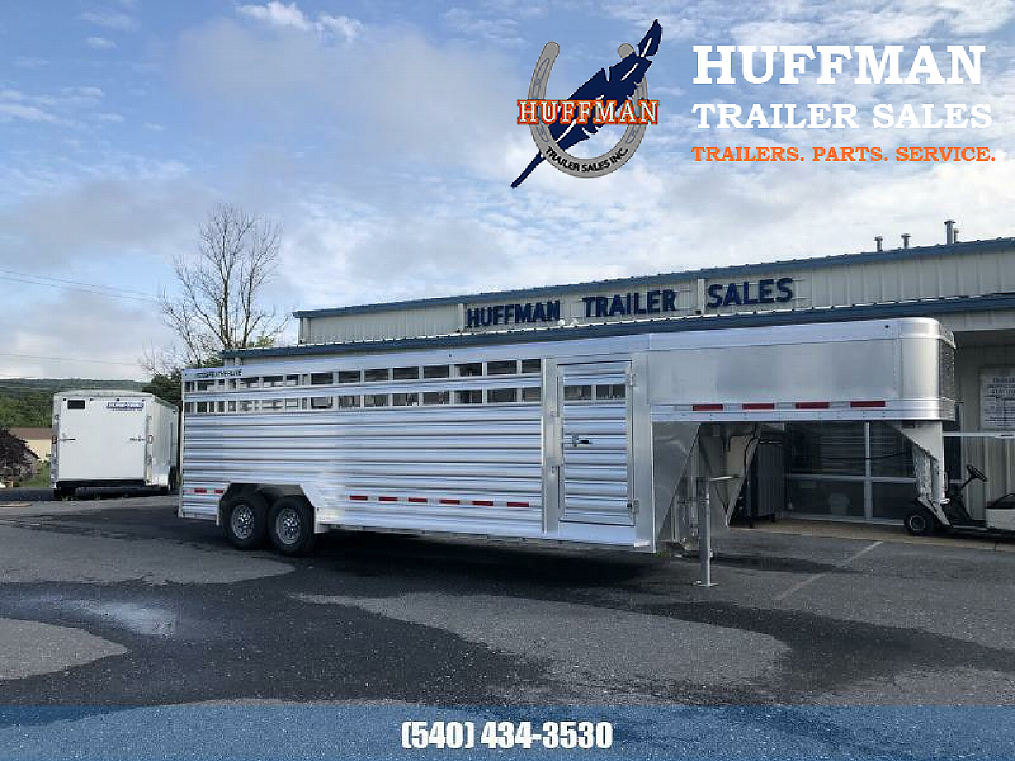 New 2026 Featherlite 7'x24'x6'6" Stock Trailer