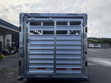 New 2026 Featherlite 7'x24'x6'6" Stock Trailer