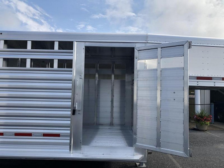 New 2026 Featherlite 7'x24'x6'6" Stock Trailer