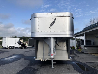 New 2025 FEATHERLITE 8127-7x24x6'6  Stock Trailer
