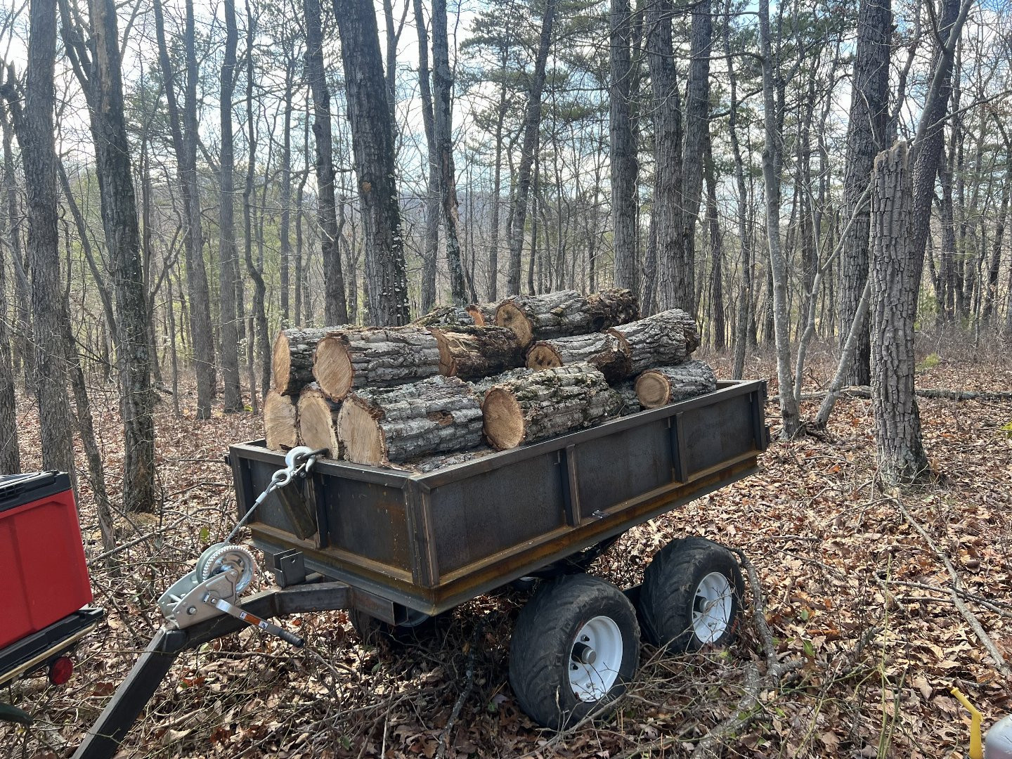 New Homemade 4'x6' ATV Dump Trailer