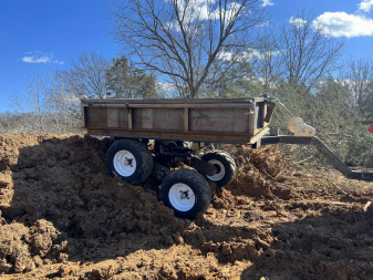 New Homemade 4'x6' ATV Dump Trailer
