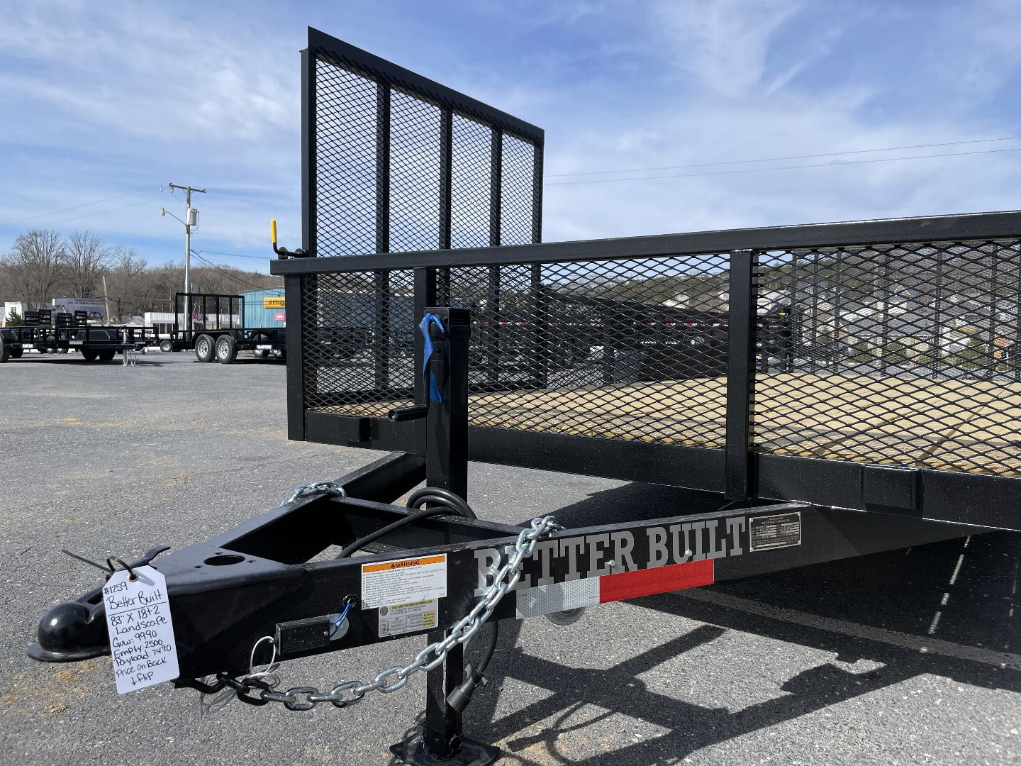 New 2025 Better Built 7X20 Landscape Trailer