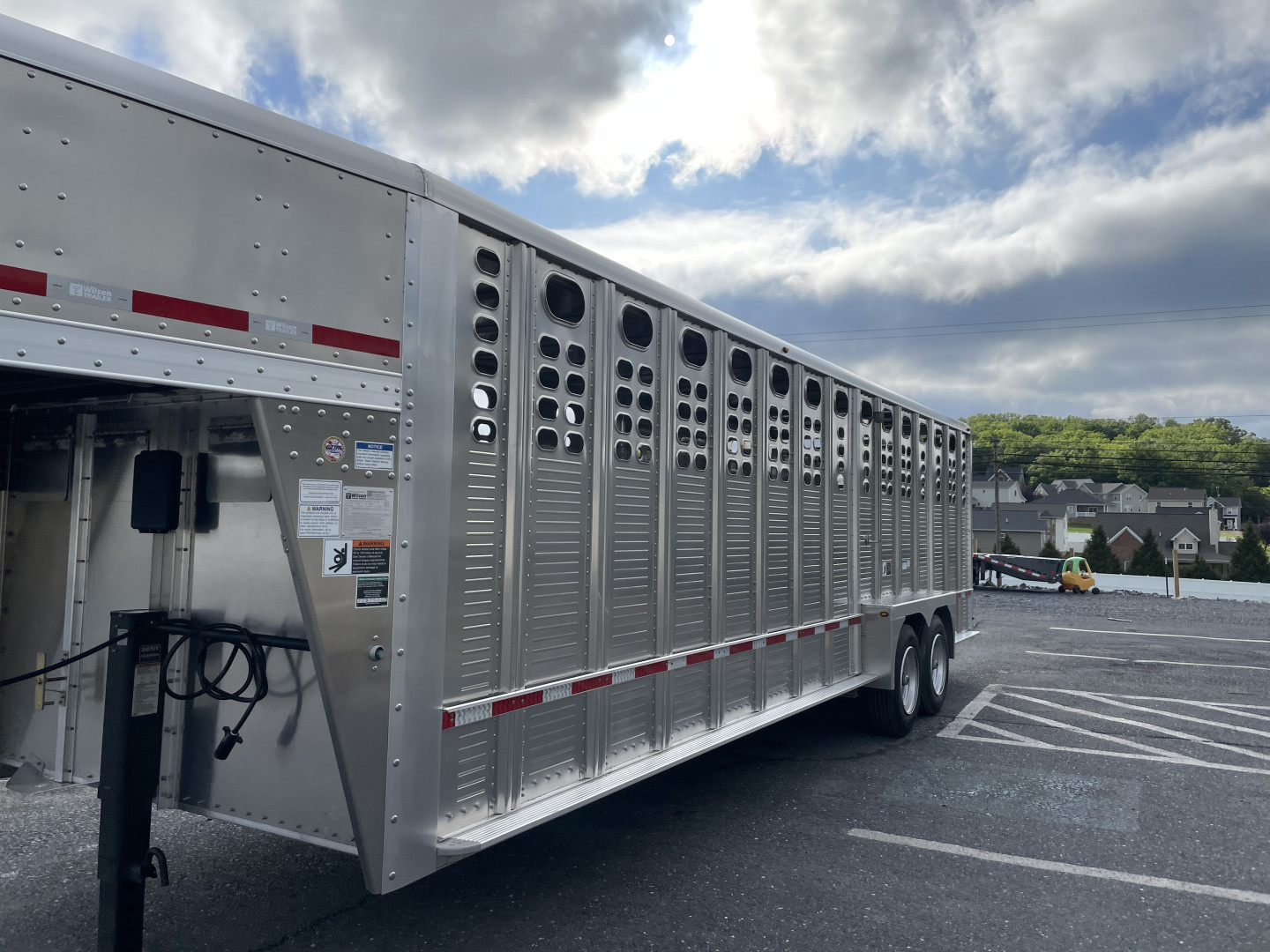 New 2026 Wilson Trailer Company 7'3"x26'x6'8" Stock / Stock Combo Trailer