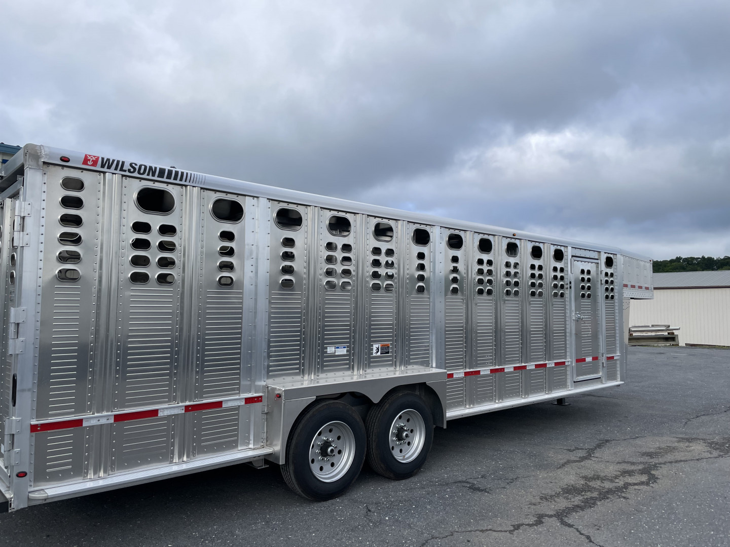 New 2026 Wilson Trailer Company 7'3"x26'x6'8" Stock / Stock Combo Trailer