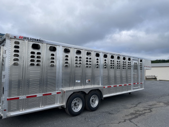 New 2026 Wilson Trailer Company 7'3"x26'x6'8" Stock / Stock Combo Trailer