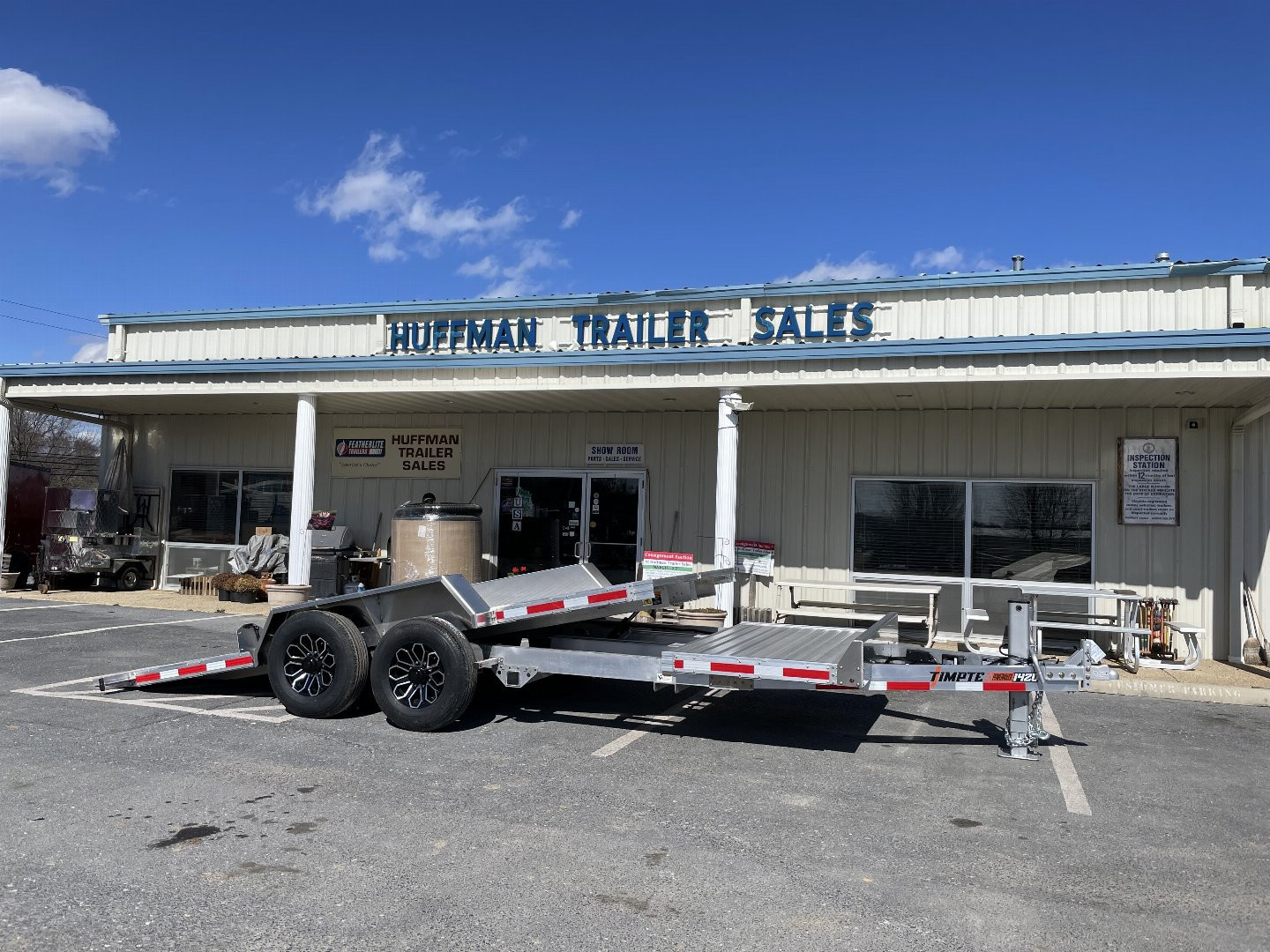 New 2026 Timpte 82"x16+4 Aluminum Tilt Equipment Trailer