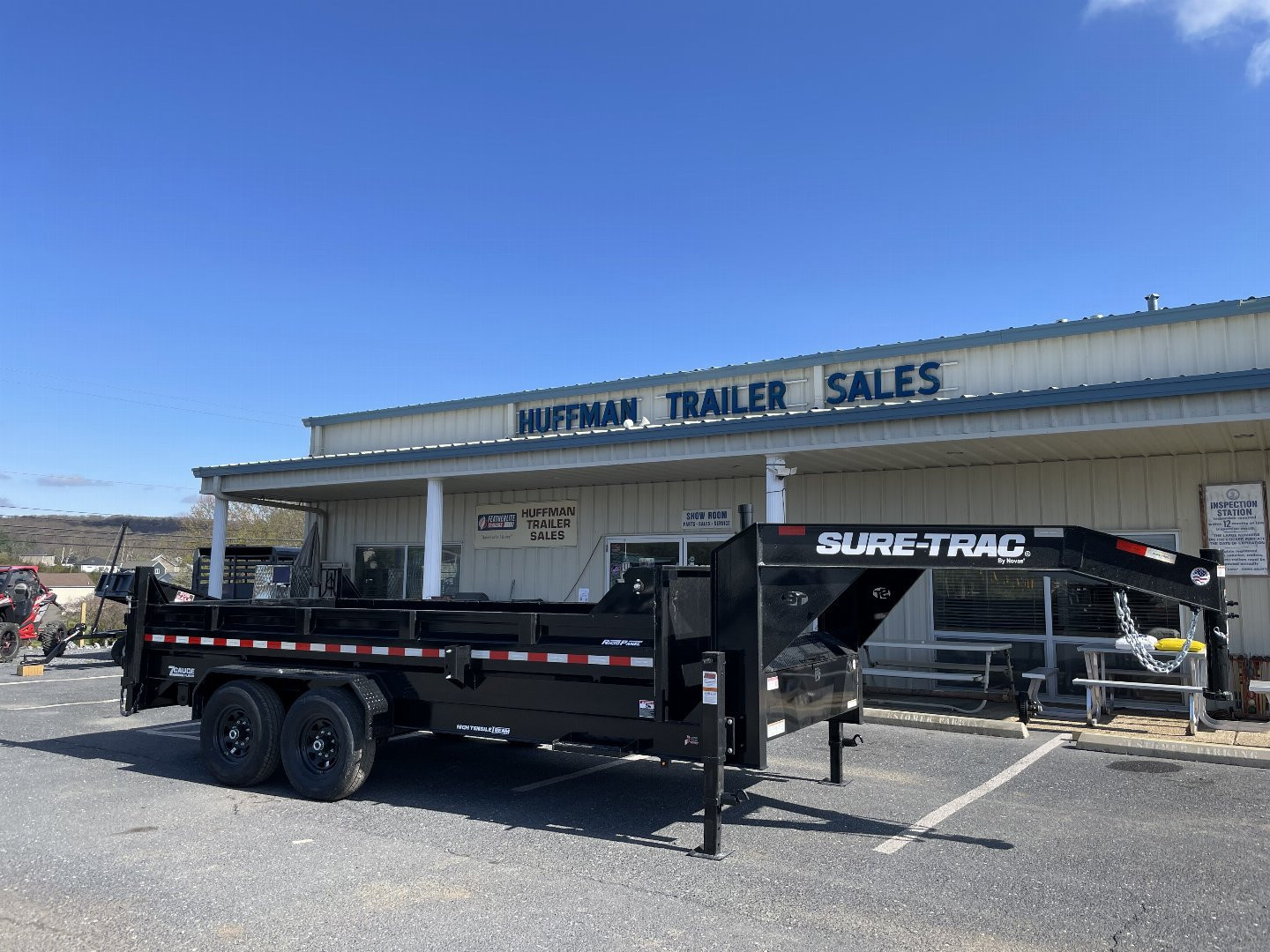 New 2025 Sure-Trac 7X16 Pro Series Gooseneck Dump Trailer