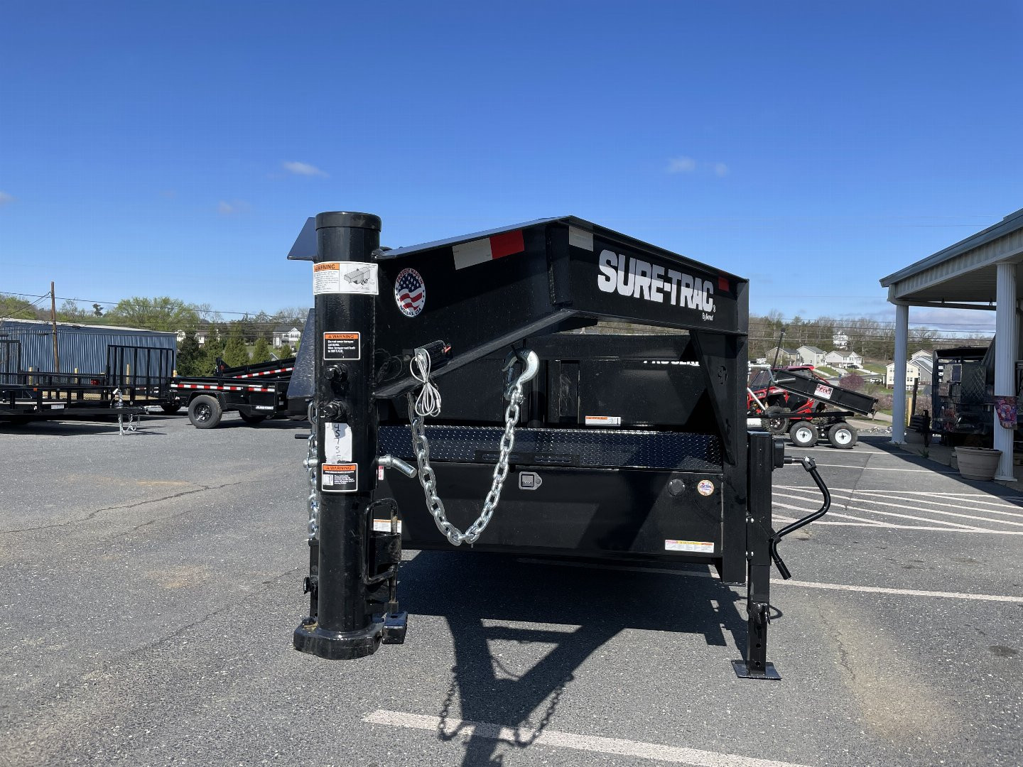 New 2025 Sure-Trac 7X16 Pro Series Gooseneck Dump Trailer