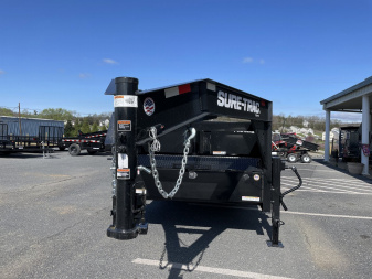 New 2025 Sure-Trac 7X16 Pro Series Gooseneck Dump Trailer