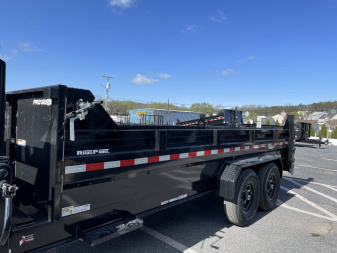 New 2025 Sure-Trac 7X16 Pro Series Gooseneck Dump Trailer