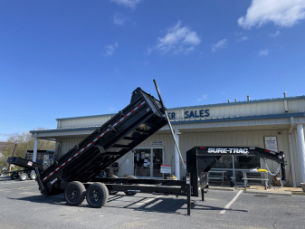 New 2025 Sure-Trac 7X16 Pro Series Gooseneck Dump Trailer