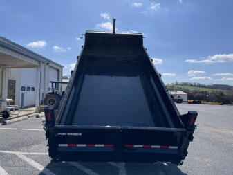 New 2025 Sure-Trac 7X16 Pro Series Gooseneck Dump Trailer