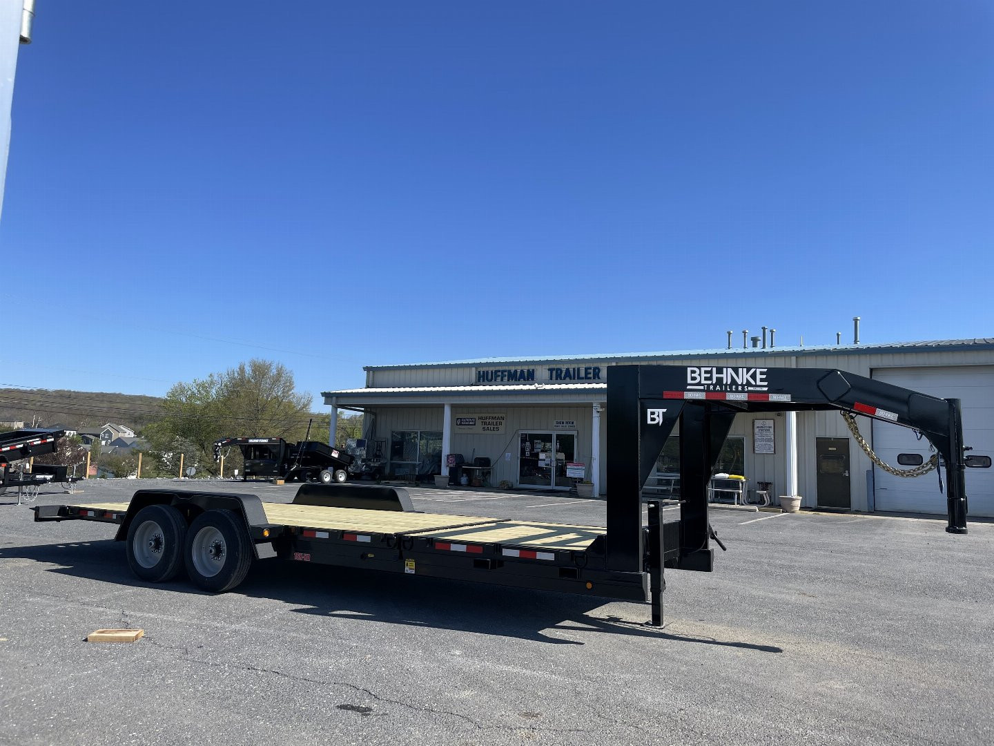 New 2025 Behnke 83"X18+6 Gooseneck Tilt Equipment Trailer