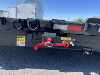 New 2025 Behnke 83"X18+6 Gooseneck Tilt Equipment Trailer