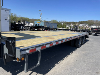 New 2025 Behnke 21+5 Deckover Gooseneck 20k Equipment Trailer