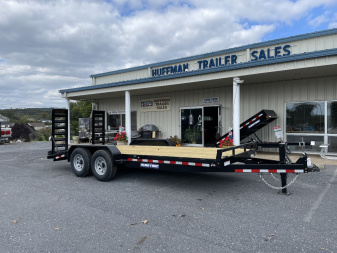 New 2025 Sure-Trac 82 X 14+2 14K Equipment Trailer