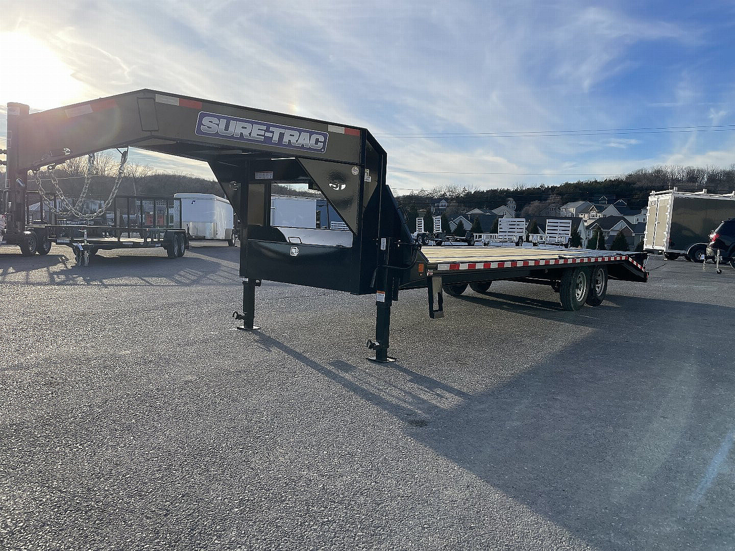 New 2025 SURE-TRAC 20+5 Deckover Gooseneck Equipment Trailer