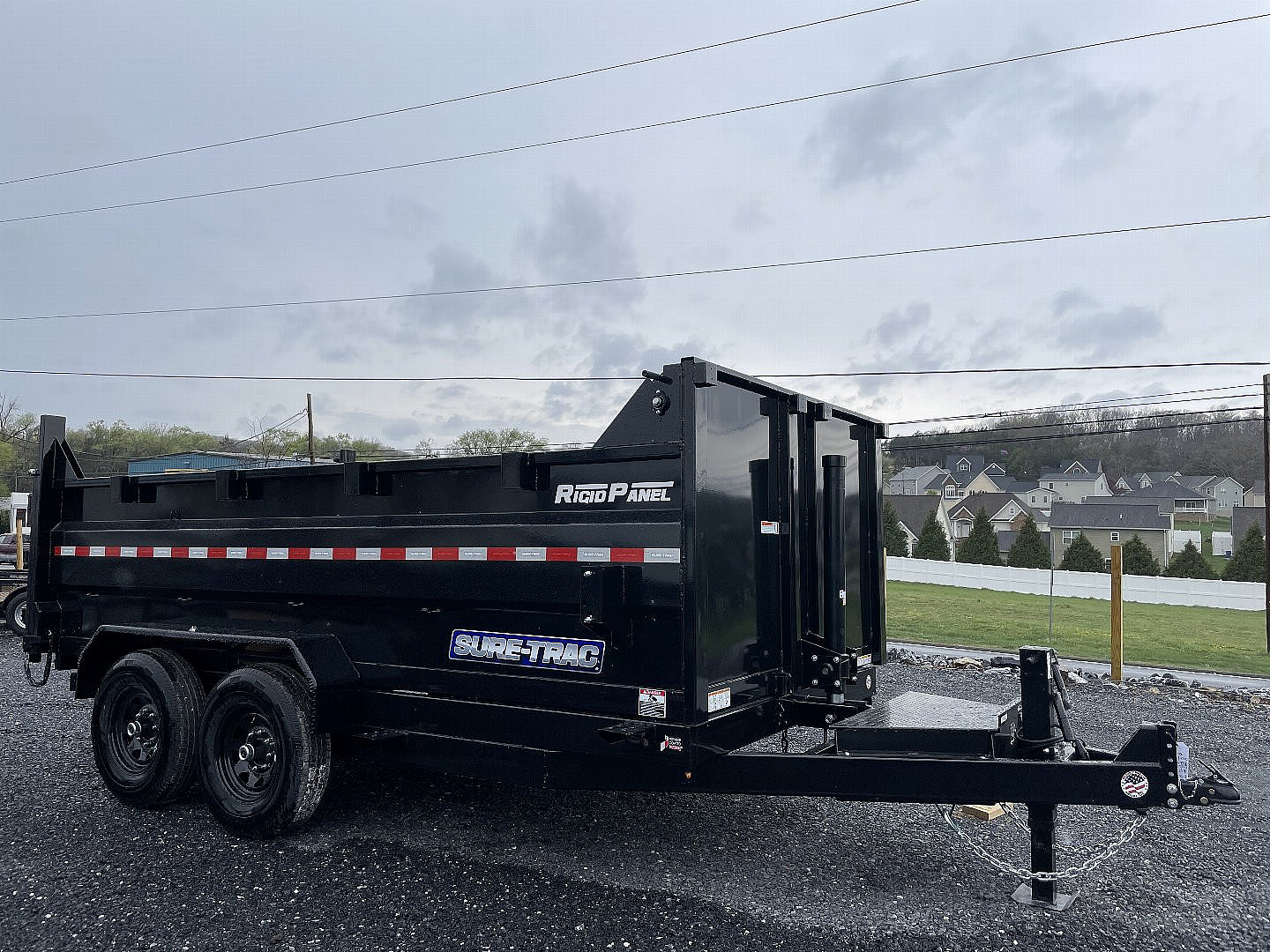 New 2025 Sure-Trac 7X14 3' Sided Dump Trailer