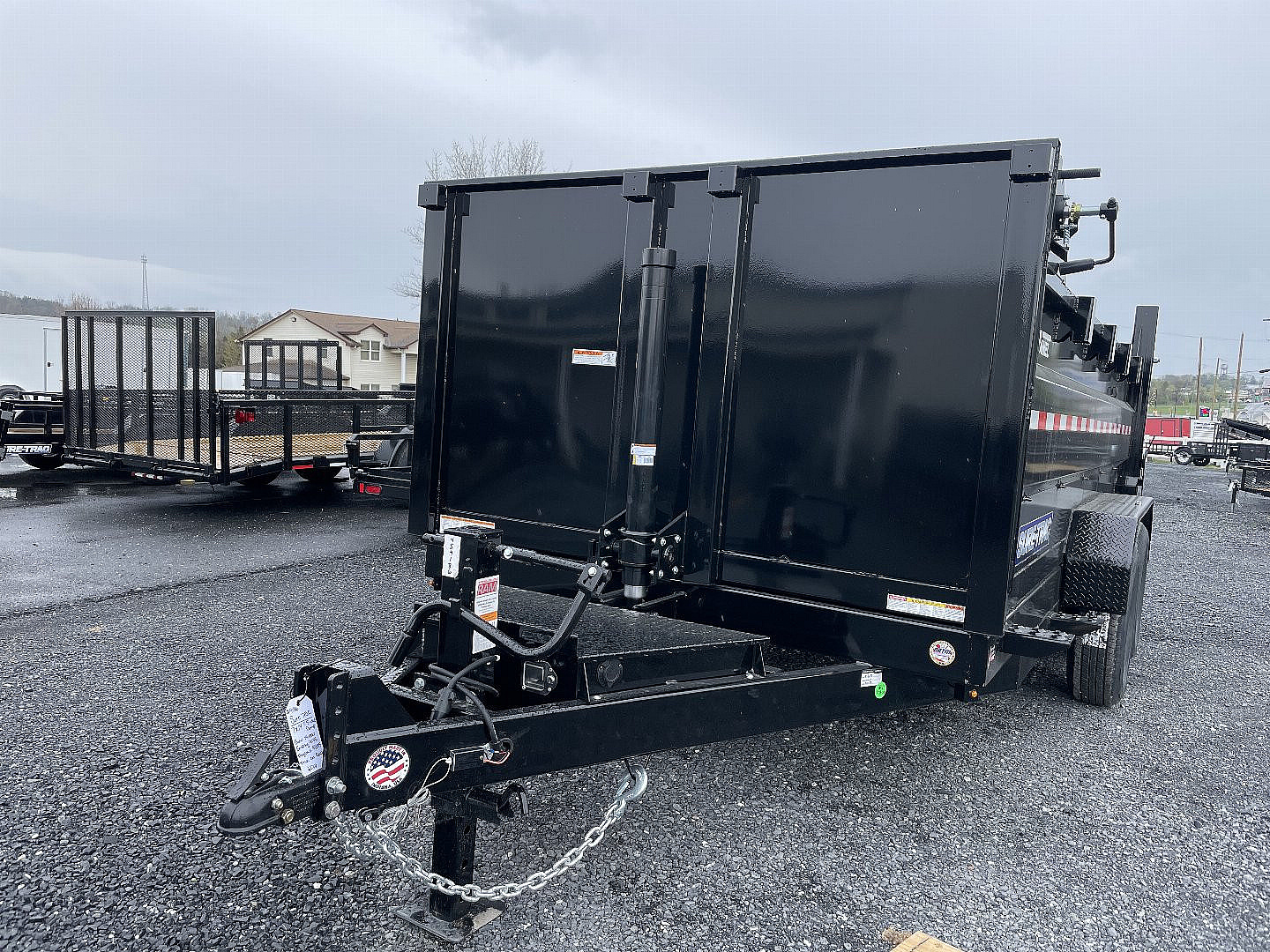 New 2025 Sure-Trac 7X14 3' Sided Dump Trailer
