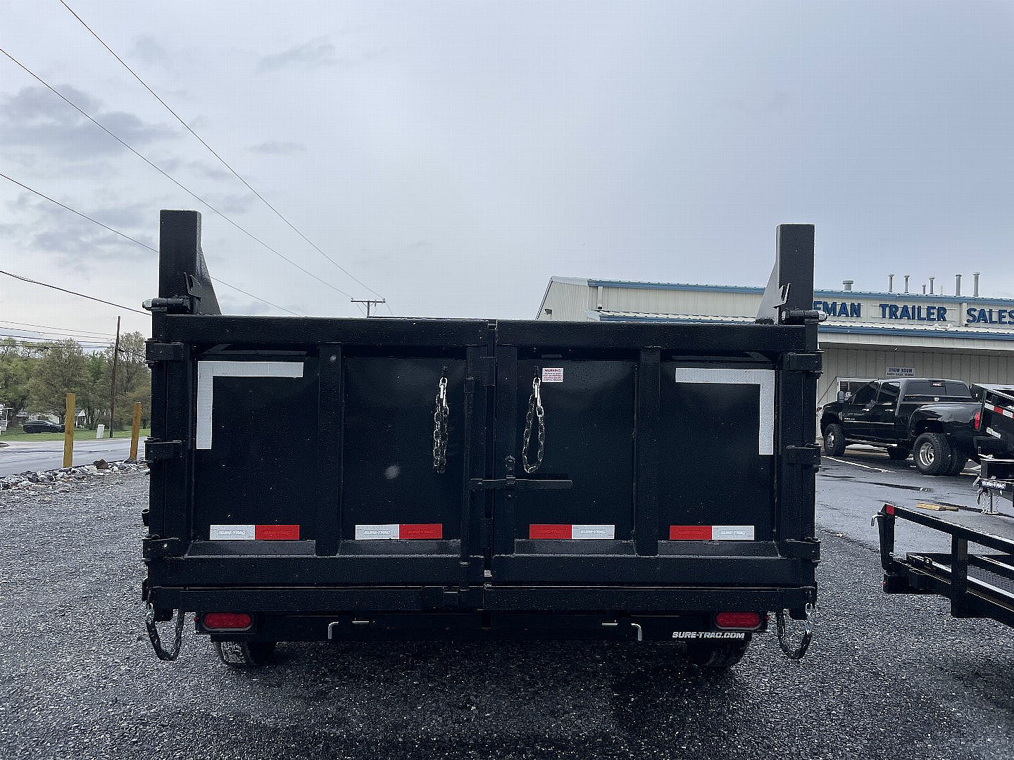New 2025 Sure-Trac 7X14 3' Sided Dump Trailer