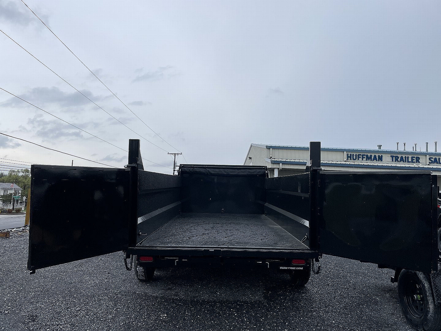 New 2025 Sure-Trac 7X14 3' Sided Dump Trailer