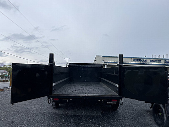 New 2025 Sure-Trac 7X14 3' Sided Dump Trailer