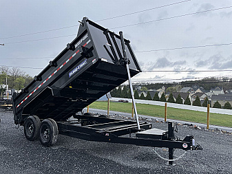 New 2025 Sure-Trac 7X14 3' Sided Dump Trailer
