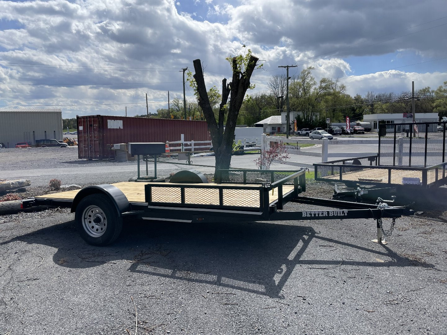 New 2025 Better Built 7X12 Ramp Rail Utility Trailer