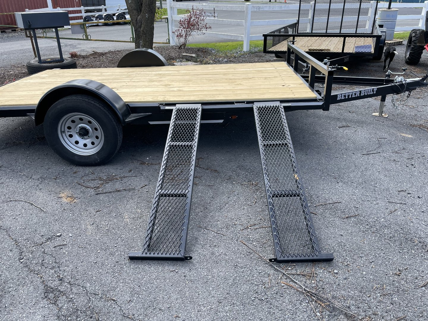 New 2025 Better Built 7X12 Ramp Rail Utility Trailer